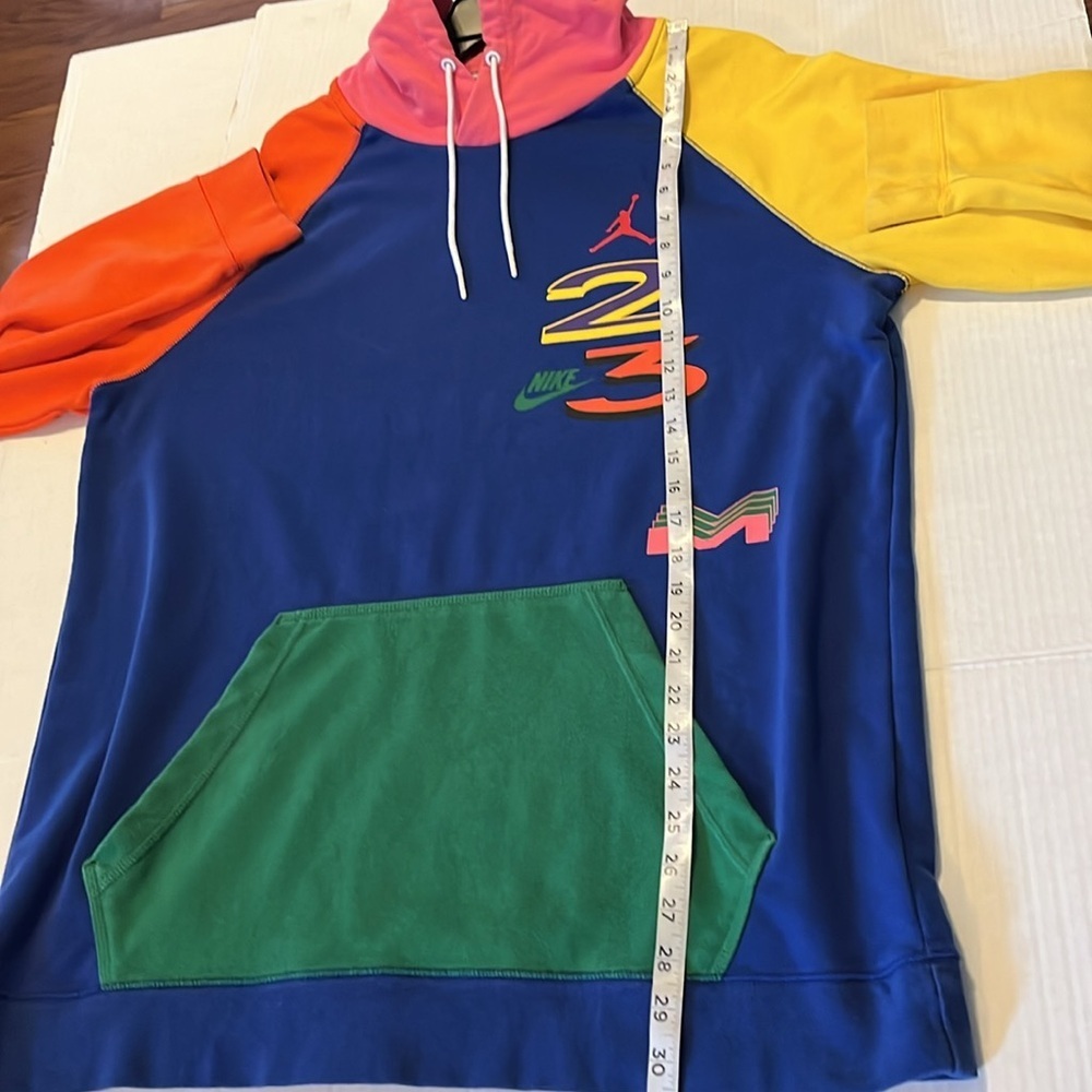 Nike-XL- Air Jordan 90s retro color blocked, hoodie,long sleeve, swish, Jumpman. - Picture 11 of 14